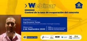 Webinar: Control de la tasa de evaporación del concreto